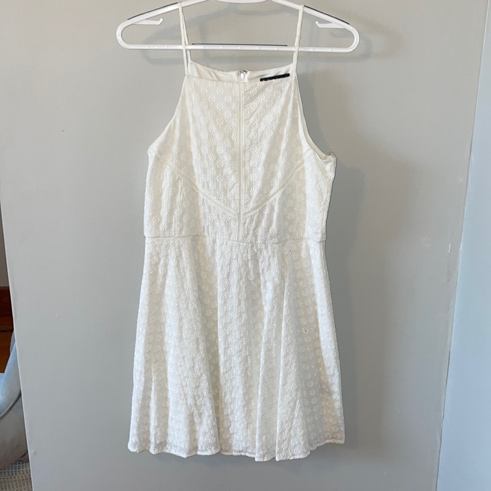 Medium white halter dress
